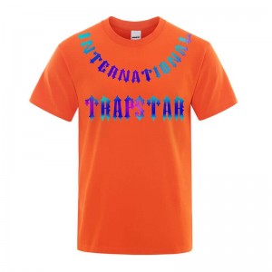 Trapstar 3D Printed Tiger T-shirts Herren Orange Österreich | RV03-969