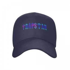 Trapstar Black Cap Hüte Herren Blau Österreich | BX40-204