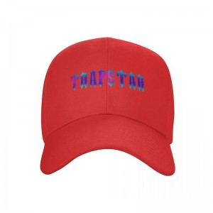 Trapstar Black Cap Hüte Herren Rot Österreich | PJ64-101