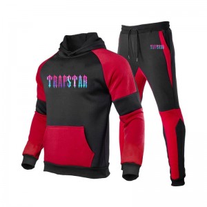 Trapstar Fleece Causal Sport Trainingsanzug Herren Rot Österreich | QO44-124