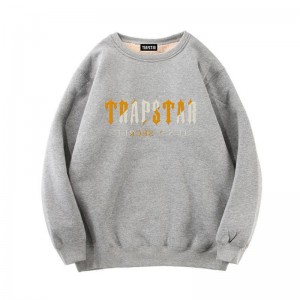 Trapstar Fleece It's a Secret Sweatshirts Herren Grau Österreich | UU29-952