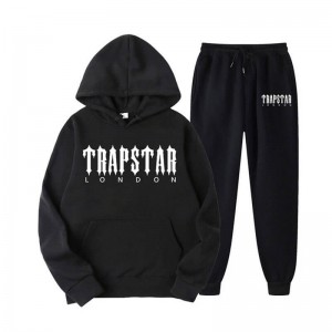 Trapstar Fleece London Shining Trainingsanzug Herren Schwarz Österreich | IW62-339