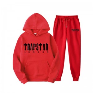 Trapstar Fleece London Trainingsanzug Herren Rot Österreich | SN58-221