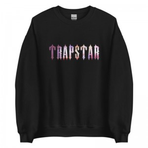 Trapstar Funny Galaxy Sweatshirts Herren Schwarz Österreich | QT58-870