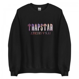 Trapstar It’s A Secret Funny Galaxy Sweatshirts Herren Schwarz Österreich | SN90-495