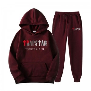 Trapstar It's A Secret Set Win Trainingsanzug Herren Bordeaux Rot Österreich | AZ19-262