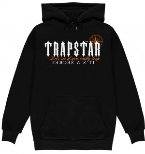 Trapstar It's a Secret Funny Hoodie Herren Schwarz Österreich | GK03-160