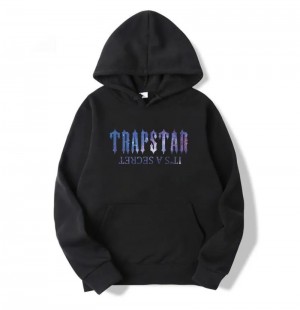 Trapstar It's a Secret Galaxy Hoodie Herren Schwarz Österreich | JM14-761