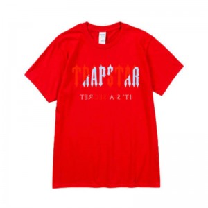 Trapstar It's a Secret Kurzes Sleeve T-shirts Herren Rot Österreich | NQ46-953