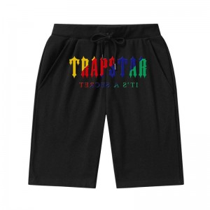 Trapstar It's a Secret Shinning Galaxy Kurze Hose Herren Schwarz Österreich | UT93-990