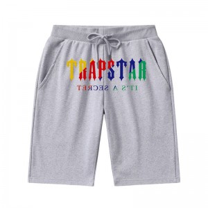 Trapstar It's a Secret Shinning Galaxy Kurze Hose Herren Grau Österreich | NI49-487