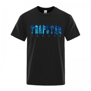 Trapstar London Chenille Tee T-shirts Herren Schwarz Österreich | CZ60-585