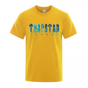 Trapstar London Chenille Tee T-shirts Herren Gelb Österreich | MQ62-683