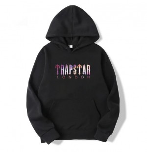 Trapstar London Galaxy Hoodie Herren Schwarz Österreich | IW08-160