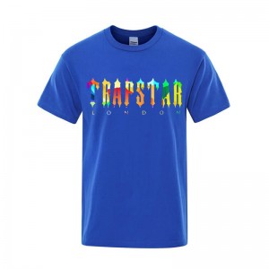 Trapstar London Lemon T-shirts Herren Blau Österreich | PQ32-617