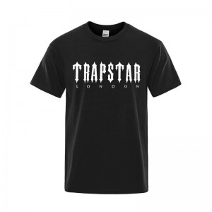 Trapstar London Letter Printed T-shirts Herren Schwarz Österreich | SF19-030