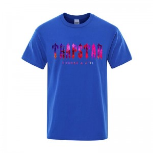 Trapstar London Sunset It's a Secret T-shirts Herren Blau Österreich | AB53-844