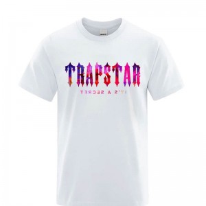 Trapstar London Sunset It's a Secret T-shirts Herren Weiß Österreich | SU02-935