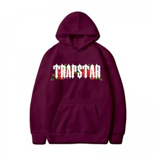 Trapstar Long Sleeve Hoodie Herren Bordeaux Österreich | YN96-974