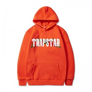 Trapstar Long Sleeve Hoodie Herren Orange Österreich | ZJ71-119