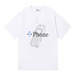 Trapstar Paint Splatter Phone T-shirts Herren Weiß Österreich | CL15-192