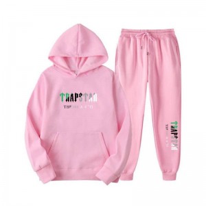 Trapstar Printed Autumn Winter Warm Sportswear Trainingsanzug Herren Rosa Österreich | GX65-039