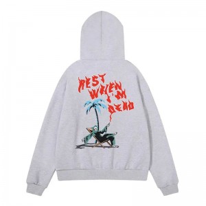 Trapstar Rest When I’m Dead Hoodie Herren Grau Österreich | NJ15-144