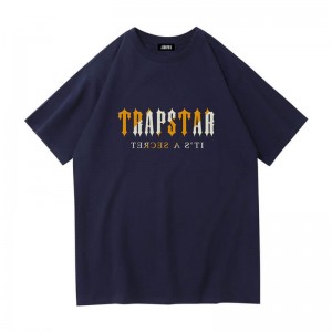 Trapstar Shinning Galaxy its a Secret T-shirts Herren Blau Österreich | QP13-972