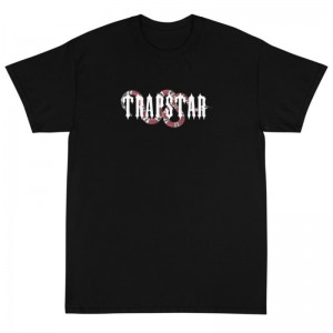 Trapstar Snake T-shirts Herren Schlangenoptik Schwarz Österreich | HF03-255