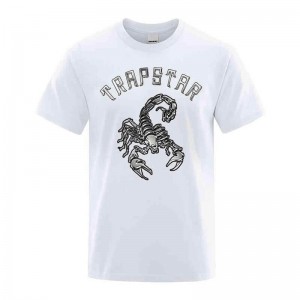 Trapstar Spider Printed Graphic Tee T-shirts Herren Weiß Österreich | RX70-762