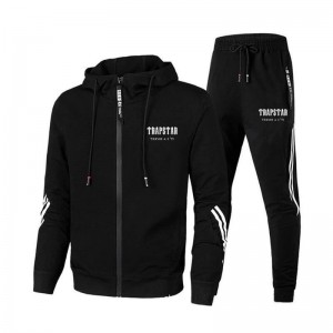 Trapstar Sportswear Trainingsanzug Herren Schwarz Österreich | IH01-775