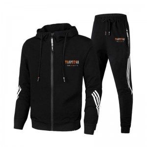 Trapstar Sportswear Trainingsanzug Herren Schwarz Österreich | WM07-274