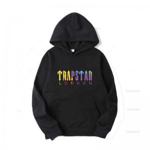 Trapstar Streetwear London Galaxy Hoodie Herren Schwarz Österreich | EL97-807