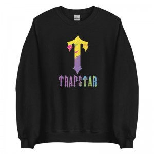 Trapstar T-For Print Sweatshirts Herren Schwarz Österreich | YG71-507