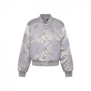 Trapstar Wildcard Stadium Jacket Oberbekleidung Herren Silber Österreich | SQ82-440