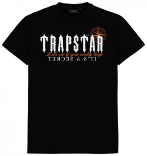 Trapstar X Central C T-shirts Herren Schwarz Österreich | UC55-254