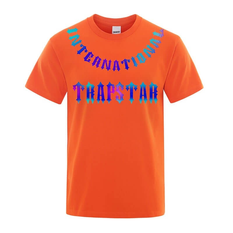 Trapstar 3D Printed Tiger T-shirts Herren Orange Österreich | RV03-969