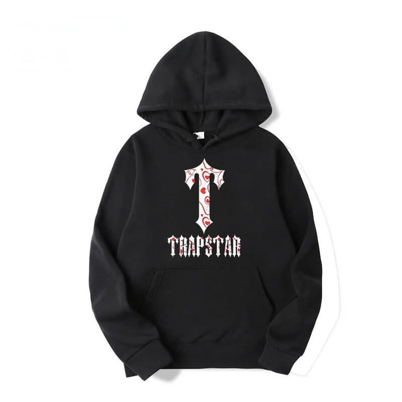 Trapstar Anime T-Flowers Pattern Hoodie Herren Schwarz Österreich | IU02-969