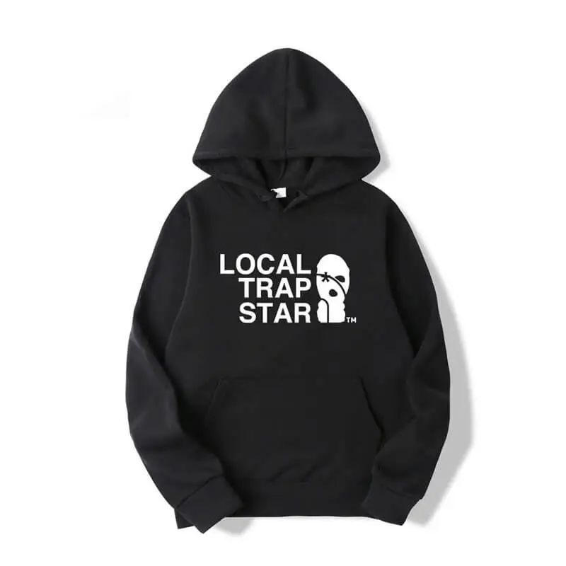 Trapstar Black Local Trap Star Hoodie Herren Schwarz Österreich | FP28-467