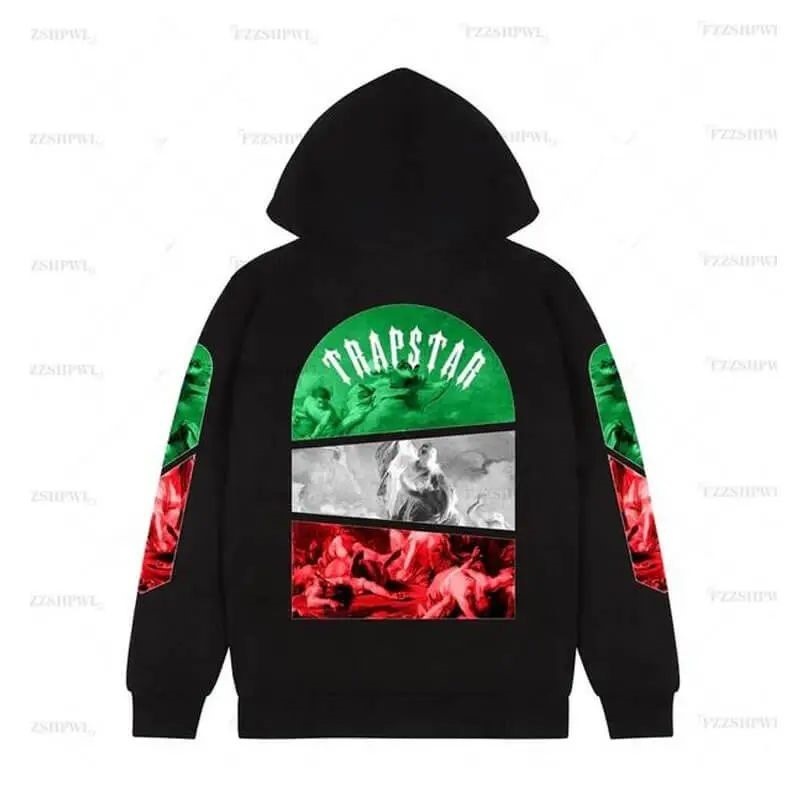 Trapstar Chenille Hunter X Hunter Hoodie Herren Schwarz Österreich | EC49-023