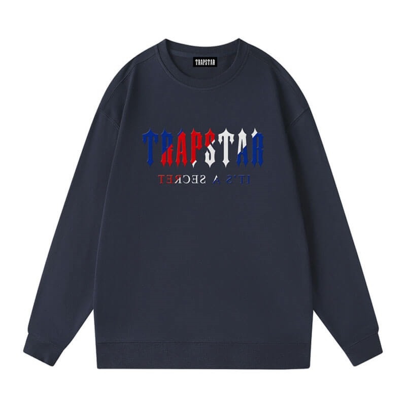 Trapstar Crewneck It’s A Secret Galaxy Sweatshirts Herren NavyBlue Österreich | PK02-688