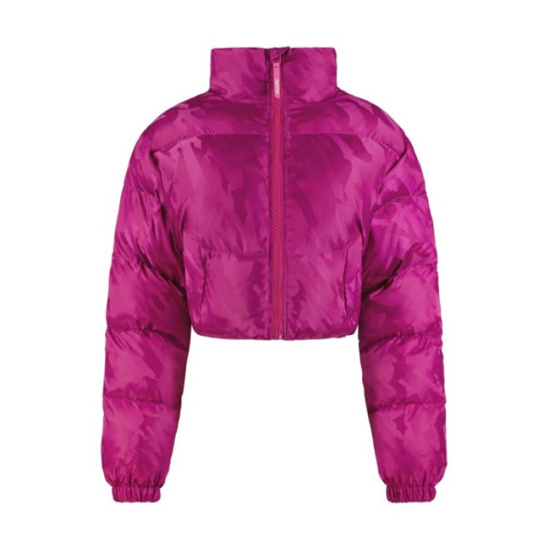 Trapstar Cropped T Jacquard Puffer Oberbekleidung Herren Fuchsie Rosa Österreich | XO50-836