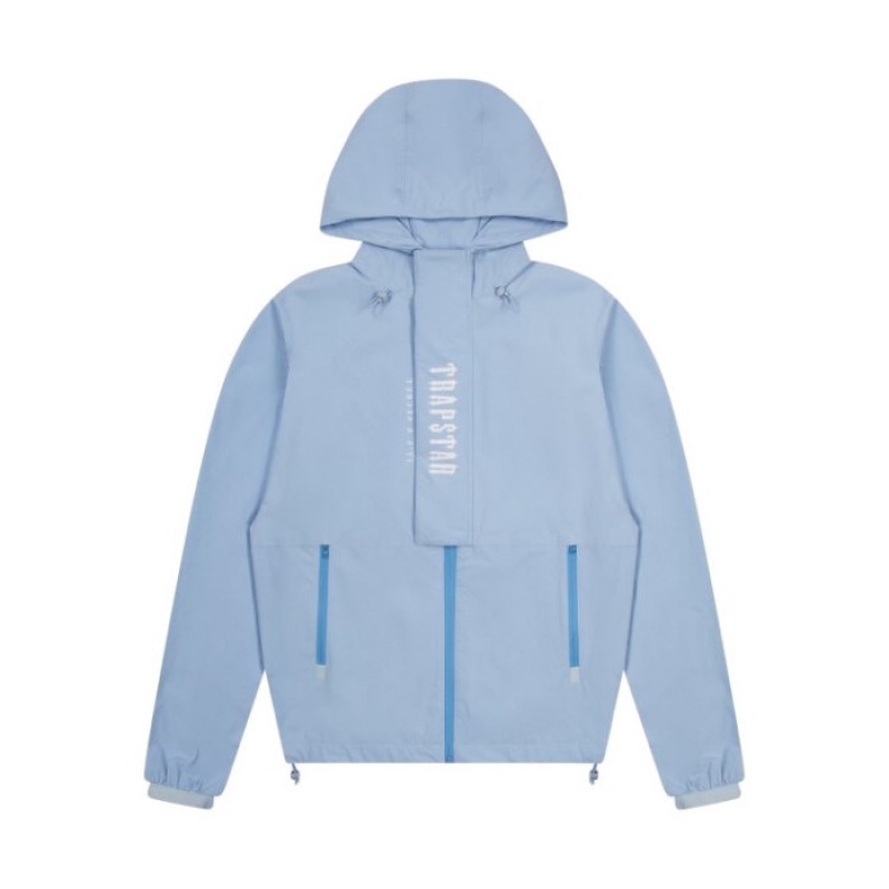 Trapstar Decoded Windbreaker Oberbekleidung Herren Blau Österreich | MJ90-051