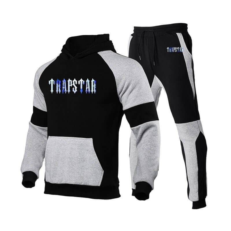 Trapstar Fleece Causal Sport Trainingsanzug Herren Schwarz Österreich | OF15-497