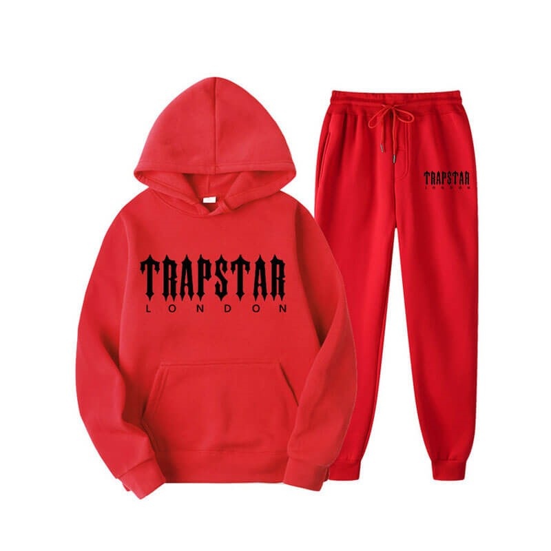 Trapstar Fleece London Trainingsanzug Herren Rot Österreich | SN58-221