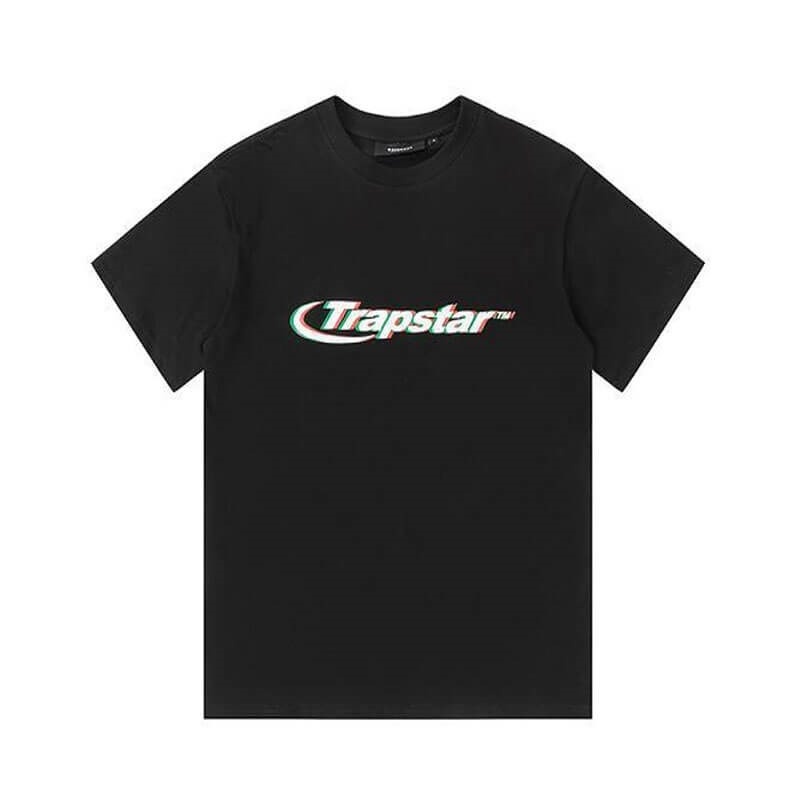 Trapstar Ghost Letter Logo Print T-shirts Herren Schwarz Österreich | QB29-030