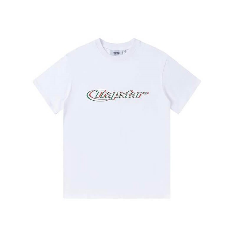 Trapstar Ghost Letter Logo Print T-shirts Herren Weiß Österreich | RD79-386