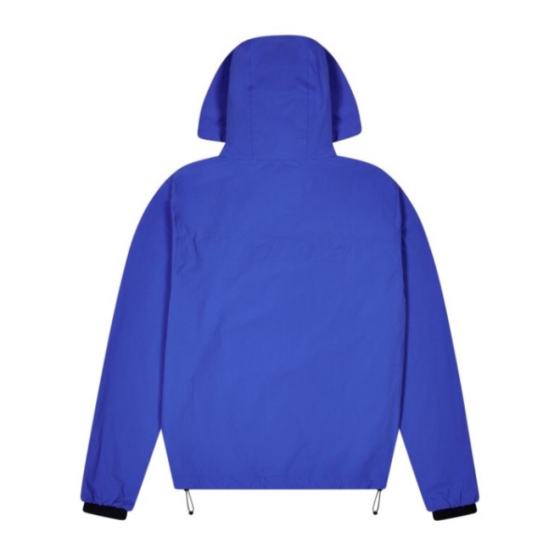 Trapstar Hyperdrive Embossed Windbreaker Oberbekleidung Herren Blau Österreich | TZ88-807