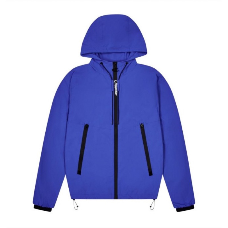 Trapstar Hyperdrive Embossed Windbreaker Oberbekleidung Herren Blau Österreich | TZ88-807