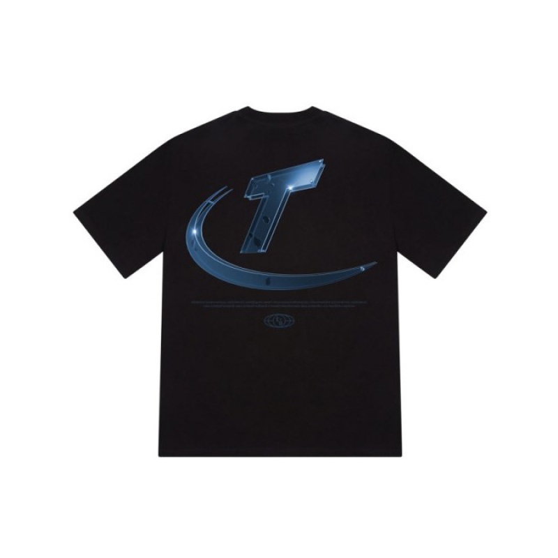 Trapstar Hyperdrive High Density Tee T-shirts Herren Schwarz Österreich | PR15-712